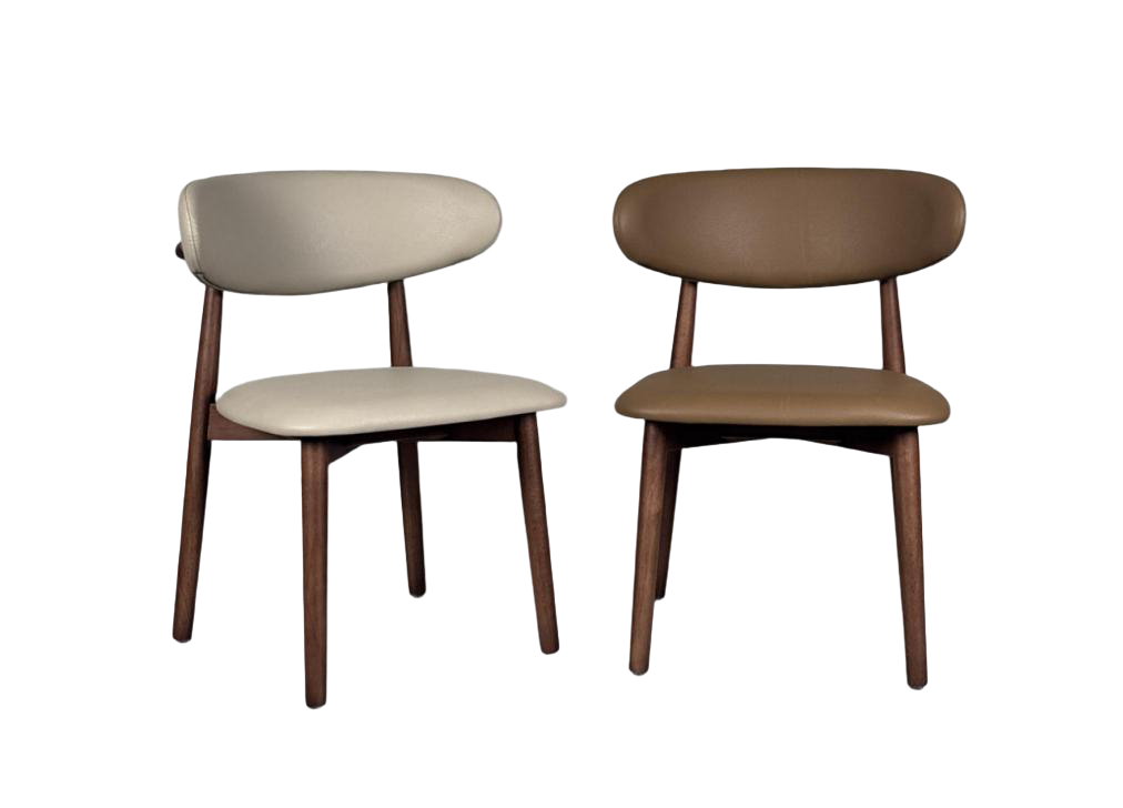 Marrone Leather Dining Chair (Brown)