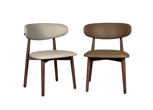 Marrone Leather Dining Chair (Brown)