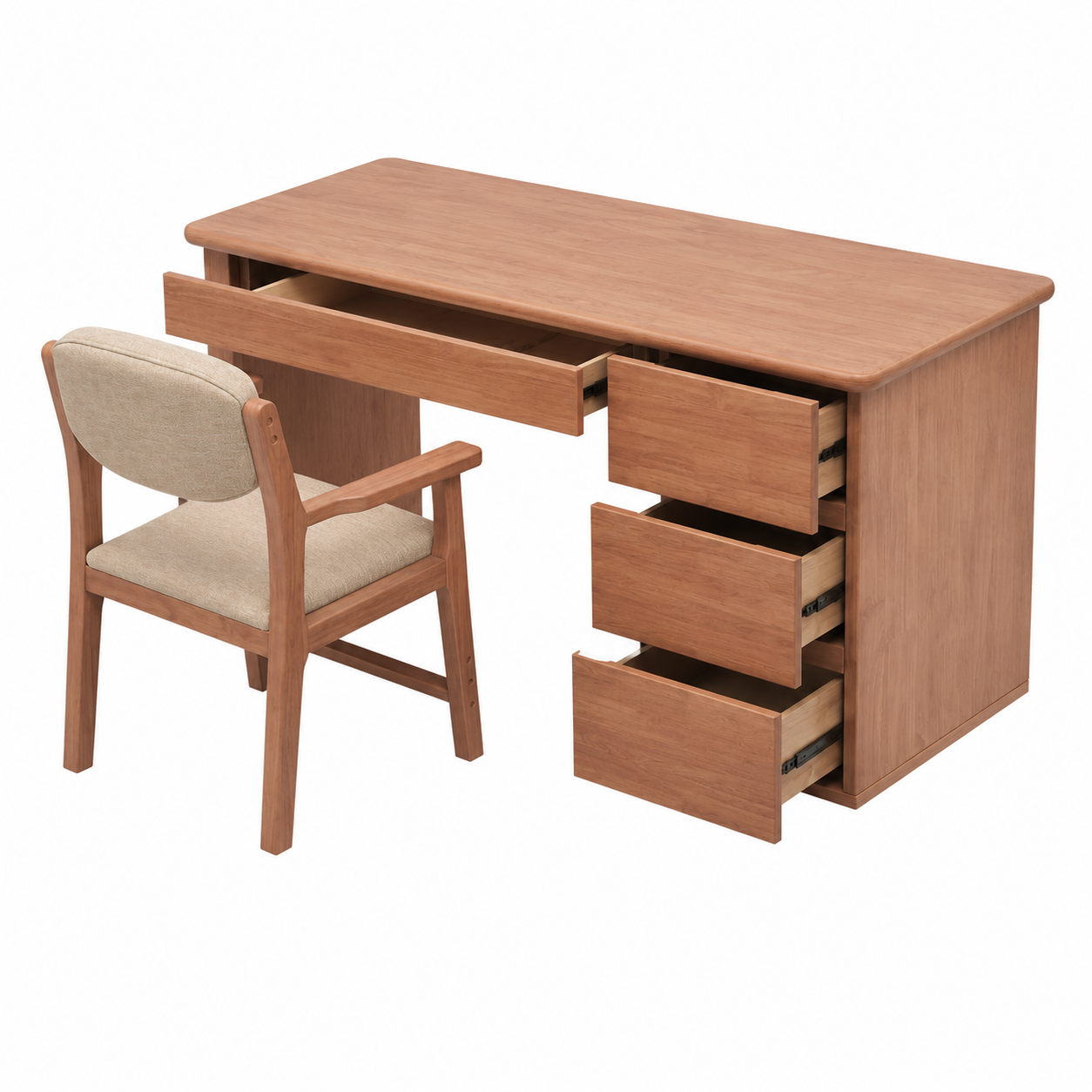 Desk with Cabinet 531# DSK-531-R15